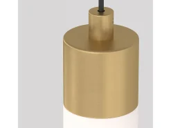 Lampadario A Sospensione Moderno Ray Alluminio Oro Luce Led Integrato 10W