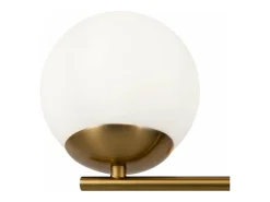 Lampadario A Sospensione Moderno Marble Metallo Ottone Vetro 6 Luci E27 60W