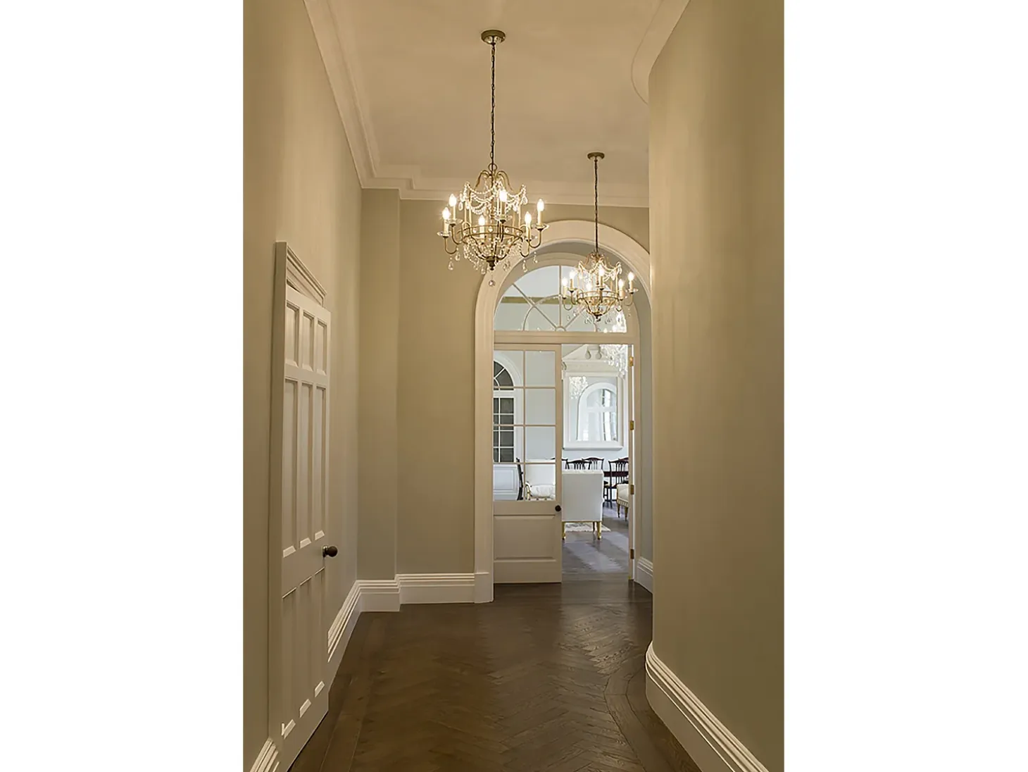 Lampadario Classico Gianna Cristallo Argento Dorato Vetro Oro 4 Luci E14