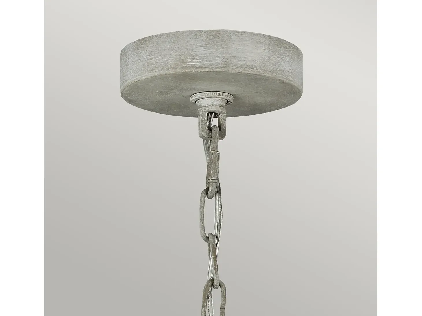 Lampadario Classico Maryville Acciaio Grigio Slavato Legno 3 Luci E14