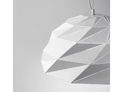 Lampadario Contemporaneo Tilt Metallo Bianco 3 Luci E27