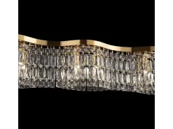 Lampadario Contemporaneo Dune Metallo Oro 6 Luci