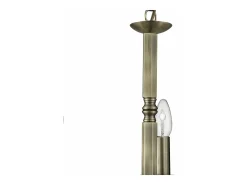 Lampadario Contemporaneo Richmond Acciaio Ottone 5 Luci E14