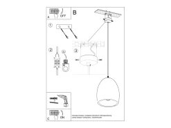 Lampadario Cupola Ceramica Bianca E27 Lámpara colgante de cerámica tipo domo Blanco E27