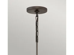 Lampadario Industrial Nordico Astrid Metallo Bronzo Opaco 3 Luci E14