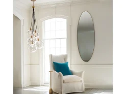 Lampadario Industrial Nordico Skye Acciaio Ottone Antico 6 Luci E27