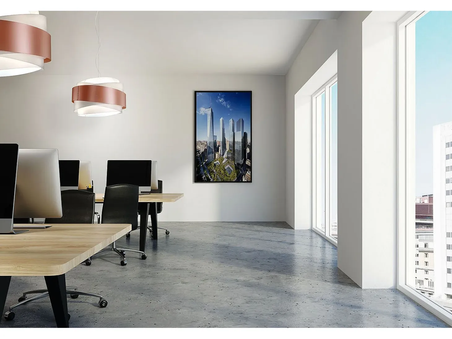 Lampadario Moderno Bea Polilux ® Rame E Metallo Cromo 5 Luci E27