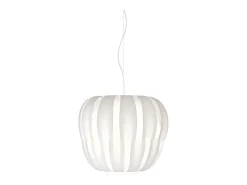 Lampadario Moderno Queen Polilux ® Bianco E Metallo Cromo 2 Luci E27