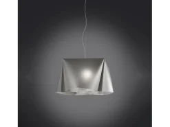 Lampadario Moderno Wanda Polilux ® Argento E Metallo Cromo 3 Luci E27