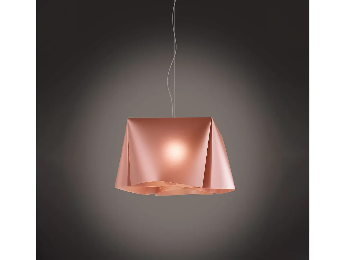 Lampadario Moderno Wanda Polilux ® Rame E Metallo Cromo 5 Luci E27