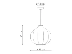 Lampadario Vintage Decò Afoxe' Ceramica Verde Salvia 1 Luce E27