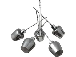 Lampara Modelo Soline 5 Luces Acabado Cromo De