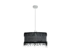 Lampara Colgante Edn Negro Modelo Hilos 1xe27 De 40d De