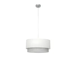Lampara Colgante Kenya 3xe27 Blanco/gris Reg.50d De