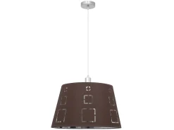 Lampara Colgante Modelo Celaya 1xe27 Marron Regx40d De