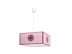 Lampara Colgante Petalo 1xe27 Rosa Regx35x35 De .