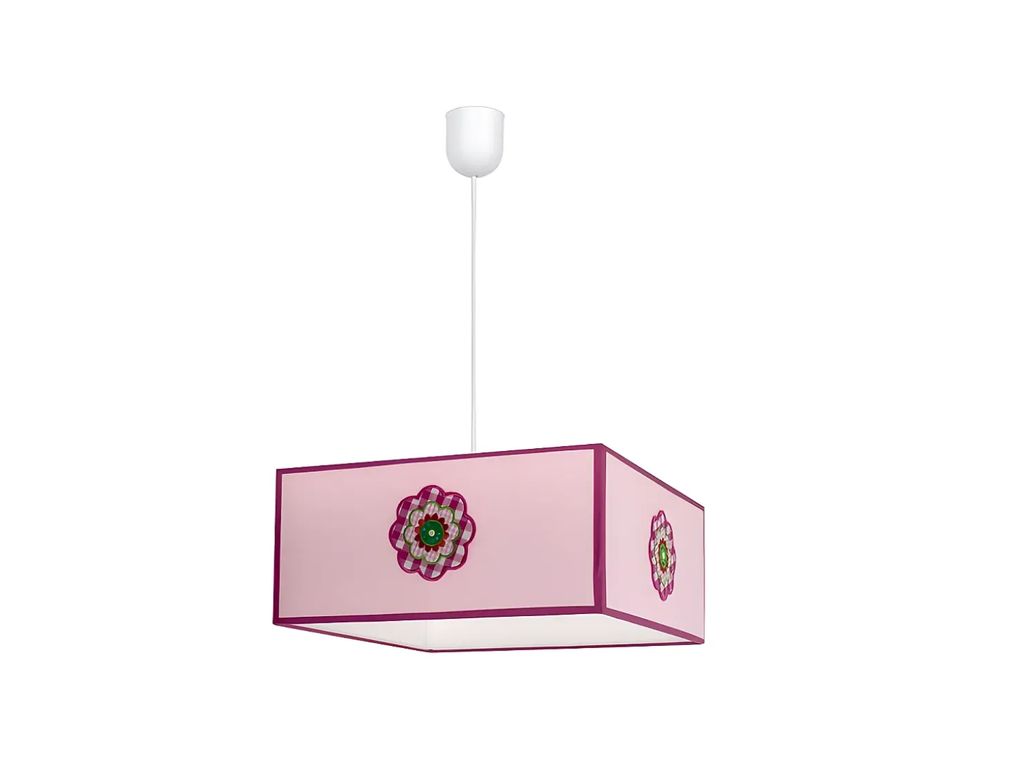 Lampara Colgante Petalo 1xe27 Rosa Regx35x35 De .