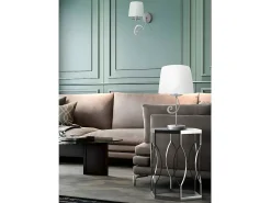 Lampara Cromo Con Pantallas Luxor 3 Luces