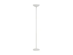 Lampara De Pie Color Blanco Luyten Dos Luces,