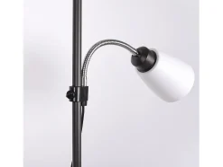 Lampara De Pie Varese De Metal Con Acabado Negro De Intelusa