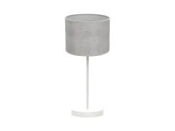 Lampara De Sobremesa Color Cemento Gris Modelo Jerte