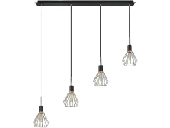 Lampara Lineal 4 Luces San Petesburgo Cobre