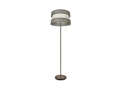 Lampara Pie De Salon Modelo Home De 1luz Marron