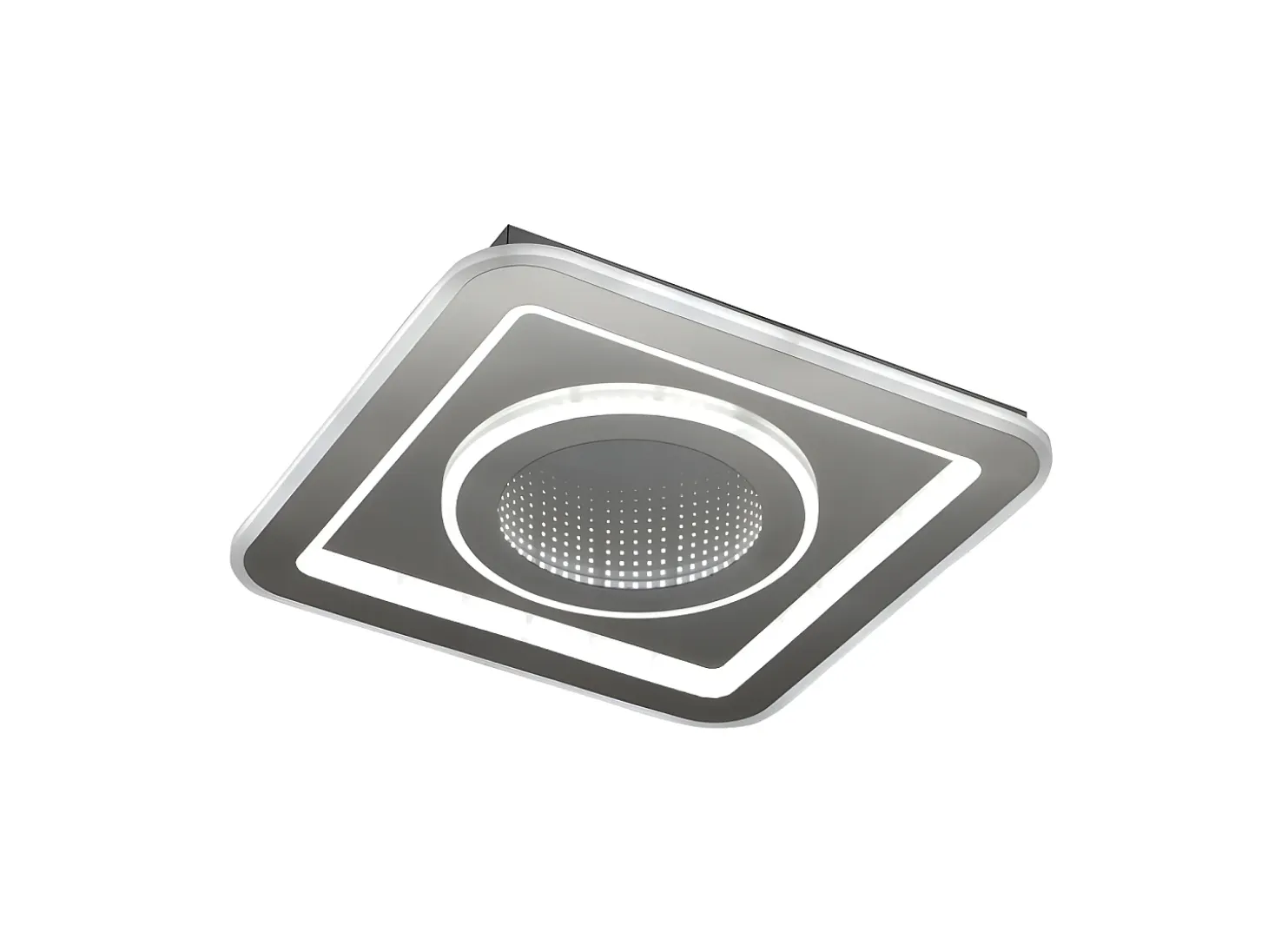 Lampara Plafon Boveda Cuadrado 80wx2 11200lm De .