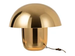 Lampara seta metal oro 50x50 cm