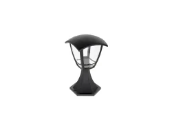 Lampara Sobremuro Para Exterior Modelo Zoio Negro De