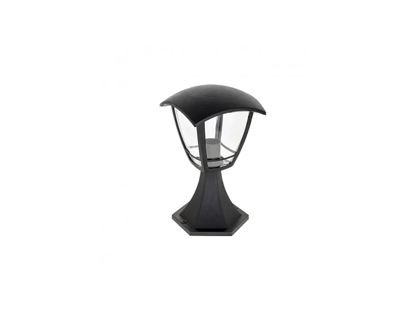 Lampara Sobremuro Para Exterior Modelo Zoio Negro De