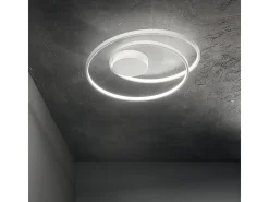 LED Decorativo Remolino Integrado LED Semi Empotrado Blanco, 3000K