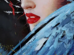 Óleo mujer MCW-H25 pintado a mano, 100x150cm