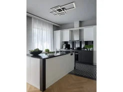 Line Plafón LED integrado cuadrado negro