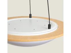 Lámpara Colgante Acústica LED 18W Fieltro CCT Seleccionable Lezhan Camel