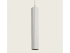 Lámpara Colgante Aluminio Aritz 4 Focos Blanco