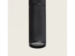Lámpara Colgante Aluminio Breixo 4 Focos Negro