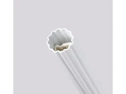 Lámpara colgante Arche moderno de acero - 2 fuentes luminosas - L.15 x A.118 cm - blanco