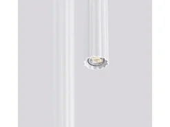 Lámpara colgante Arche moderno de acero - 2 fuentes luminosas - L.15 x A.118 cm - blanco
