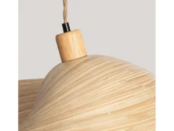 Lámpara Colgante Bambú Shuka Acacia Ø480 mm ILUZZIA