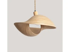 Lámpara Colgante Bambú Shuka Acacia Ø480 mm ILUZZIA