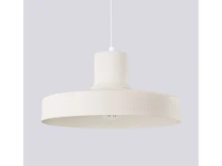 Lámpara Colgante Bilo Moderno De Acero - 1 Fuentes Luminosas - L.35 X A.120 Cm - Beige
