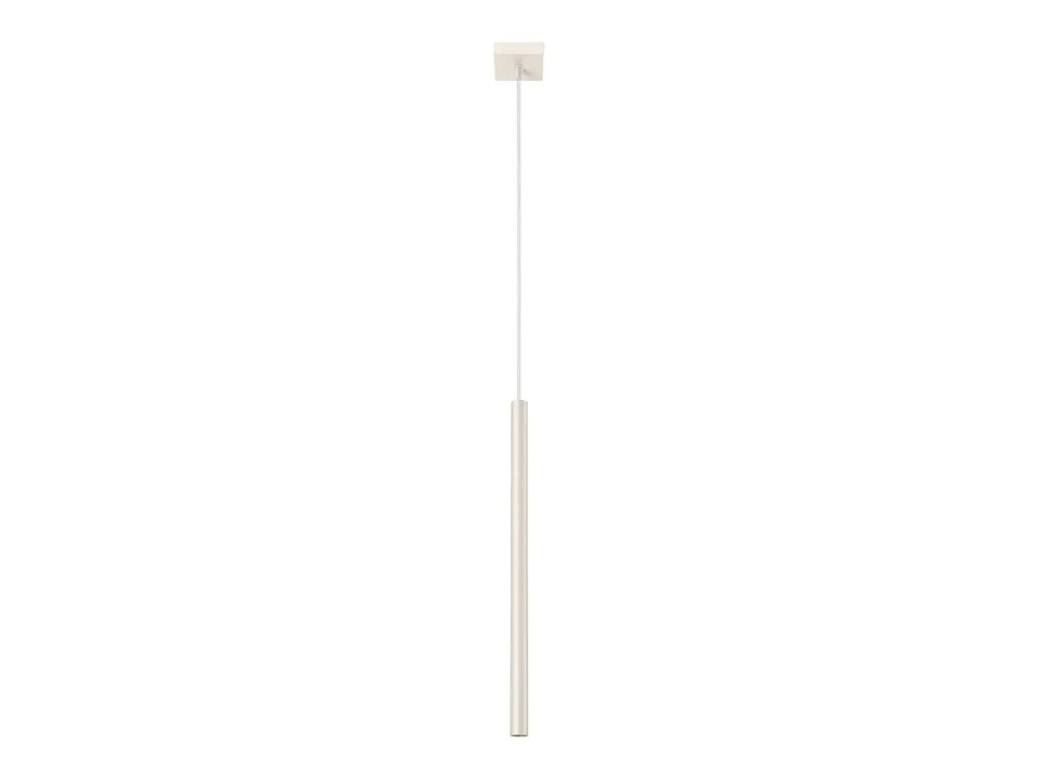 Lámpara colgante Brill moderno de acero - 1 fuentes luminosas 4000K - L.8 x A.114 cm - beige