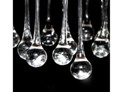 Lámpara colgante con 85 cristales blanca ES891634