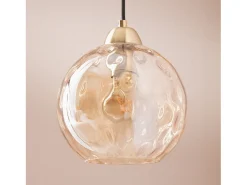 Lámpara Colgante Cristal Cornelio Ámbar