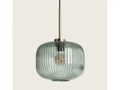 Lámpara Colgante Cristal Edwin Verde