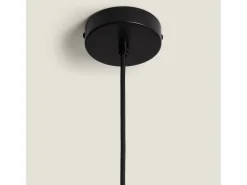 Lámpara Colgante Cristal Royesa Negro