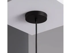 Lámpara Colgante Cristal Royesa Negro