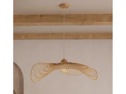 Lámpara colgante D75 cm en bambú - Jipi