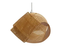 Lámpara colgante de bambú natural y metal D40 cm - Orta